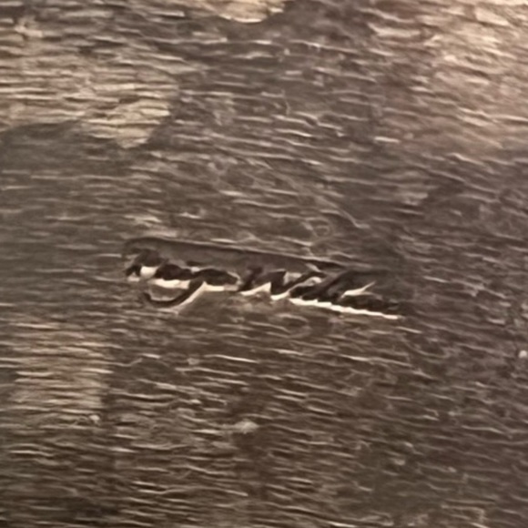 Paige Wallace Turquoise German Silver Cuff - Picture 9 of 10